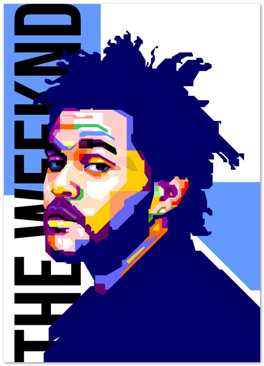 The Weeknd in Pop Art 01 - @WPAPbyiant
