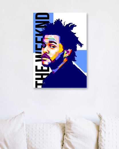 The Weeknd in Pop Art 01 - @WPAPbyiant