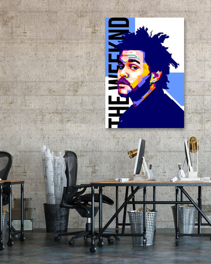 The Weeknd in Pop Art 01 - @WPAPbyiant