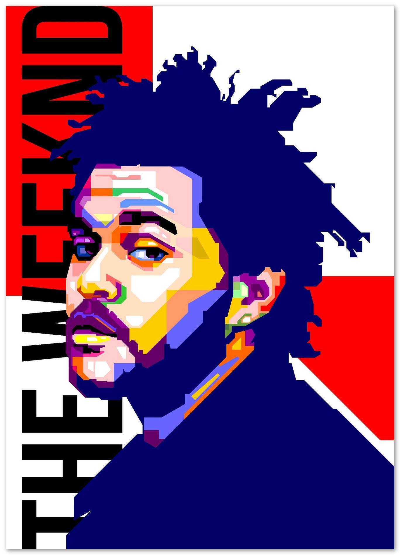 The Weeknd in Pop Art 02 - @WPAPbyiant