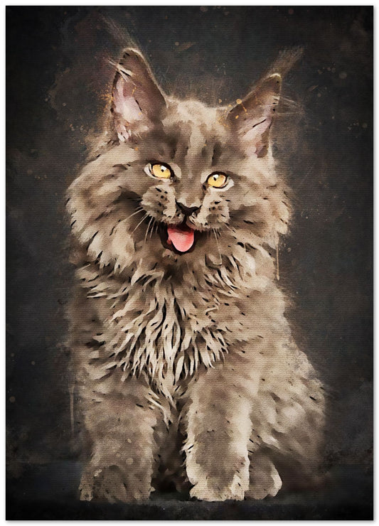 Splatter by cute cat - @4147_design