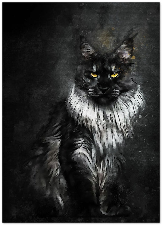 Splatter by black cat - @4147_design