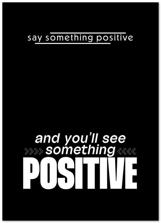 Say something positive  - @VickyHanggara