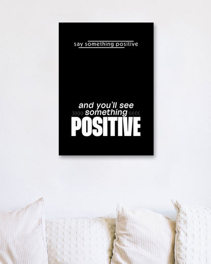 Say something positive  - @VickyHanggara