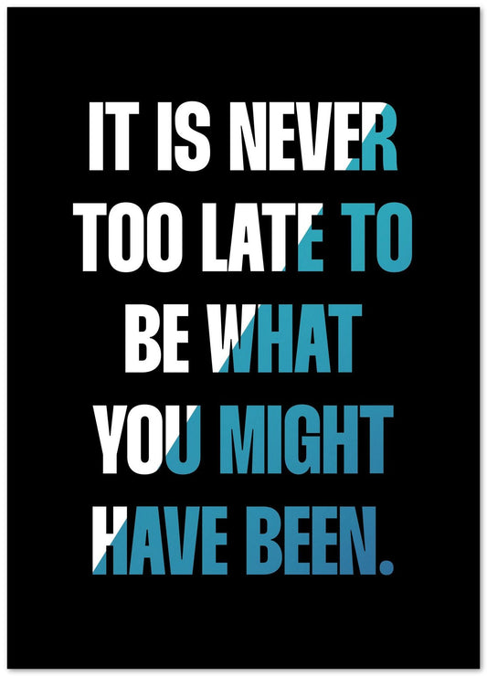 It is Never too Late - @VickyHanggara