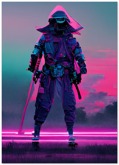 Vapor wave of samurai - @SanDee15