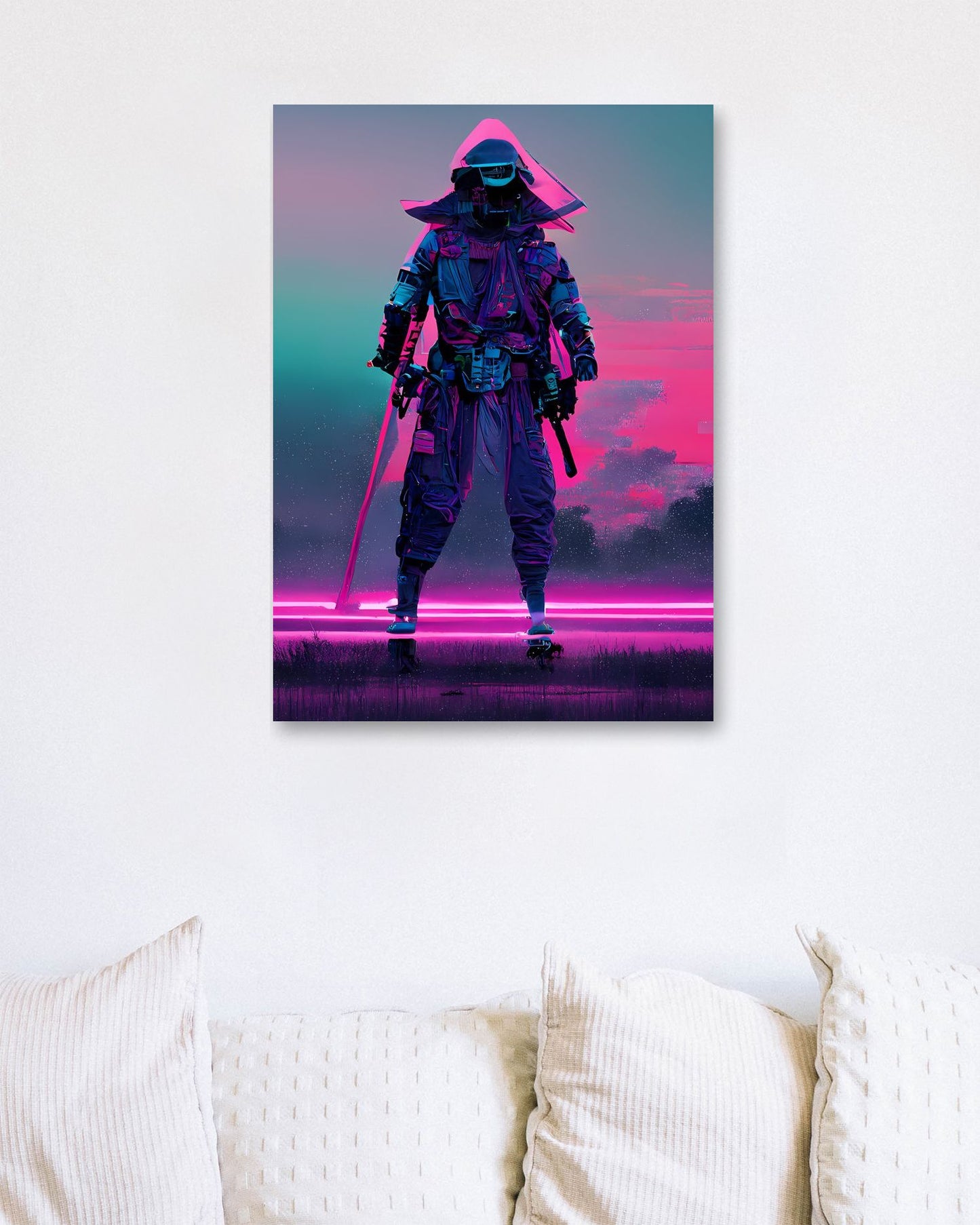 Vapor wave of samurai - @SanDee15