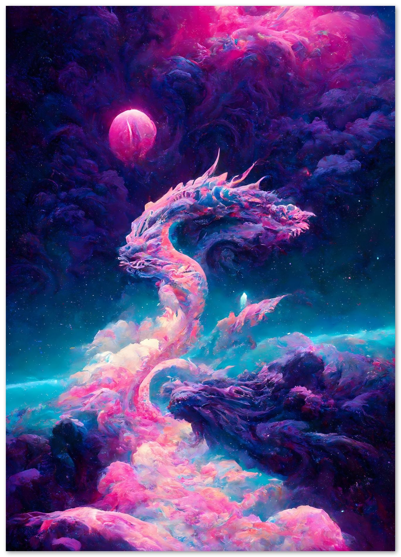 Dragon in the galaxy - @SanDee15