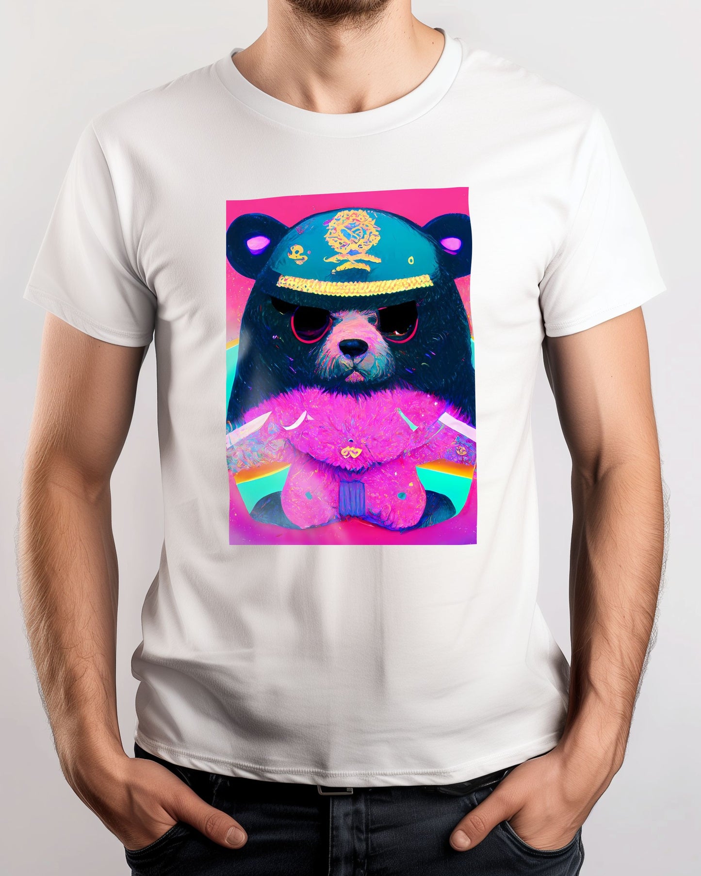 Gangster panda bear vapor wave - @SanDee15