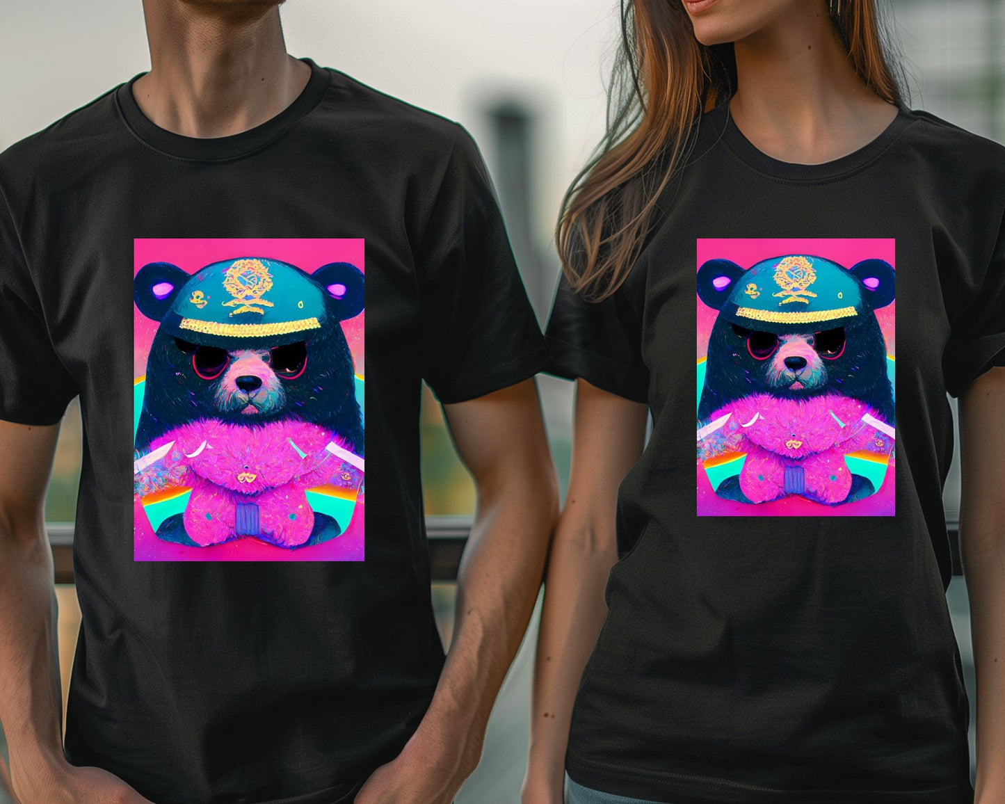 Gangster panda bear vapor wave - @SanDee15