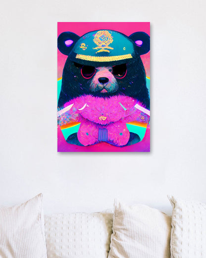 Gangster panda bear vapor wave - @SanDee15