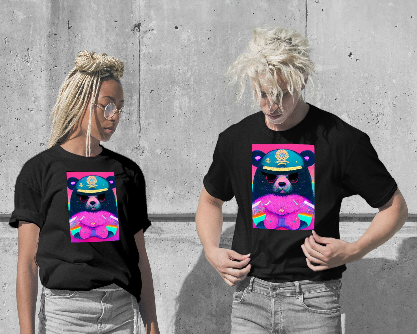 Gangster panda bear vapor wave - @SanDee15