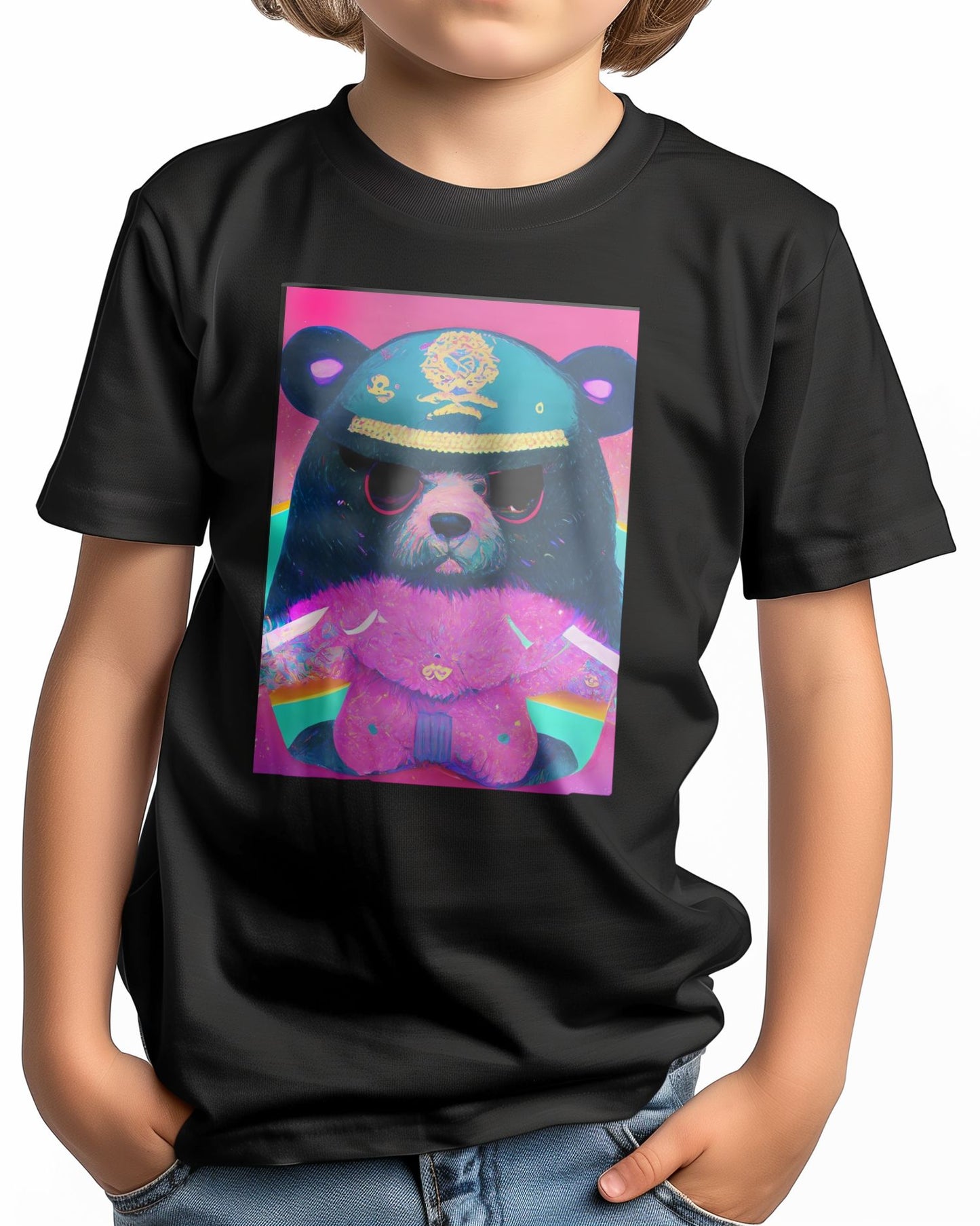 Gangster panda bear vapor wave - @SanDee15