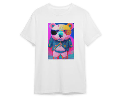 Panda bear vapor wave colorful - @SanDee15