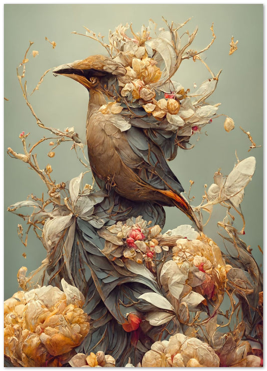 Bird flower realism - @SanDee15