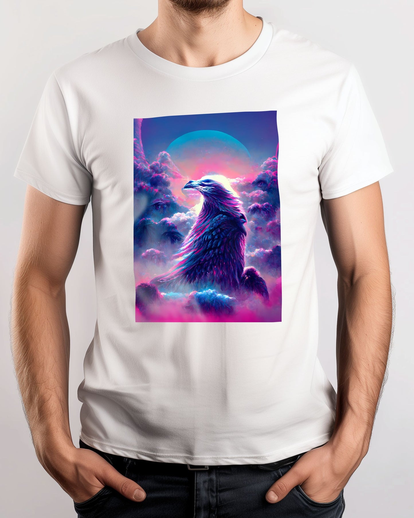 Eagle fantasy vapor wave - @SanDee15