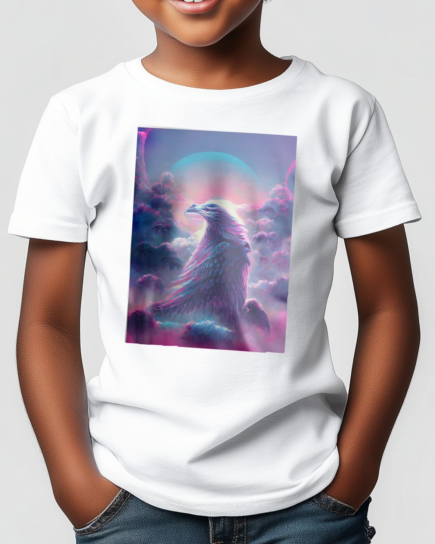 Eagle fantasy vapor wave - @SanDee15