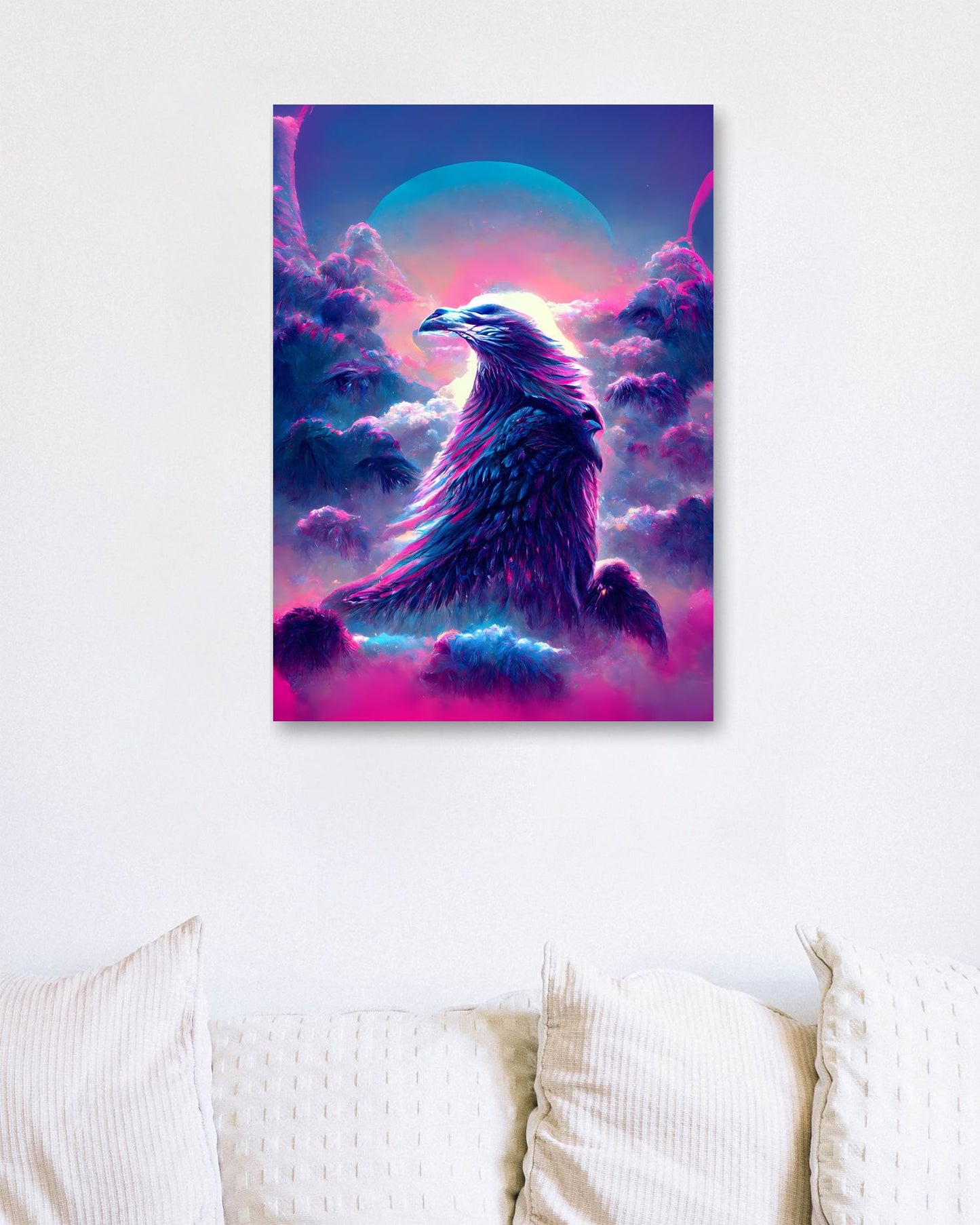 Eagle fantasy vapor wave - @SanDee15