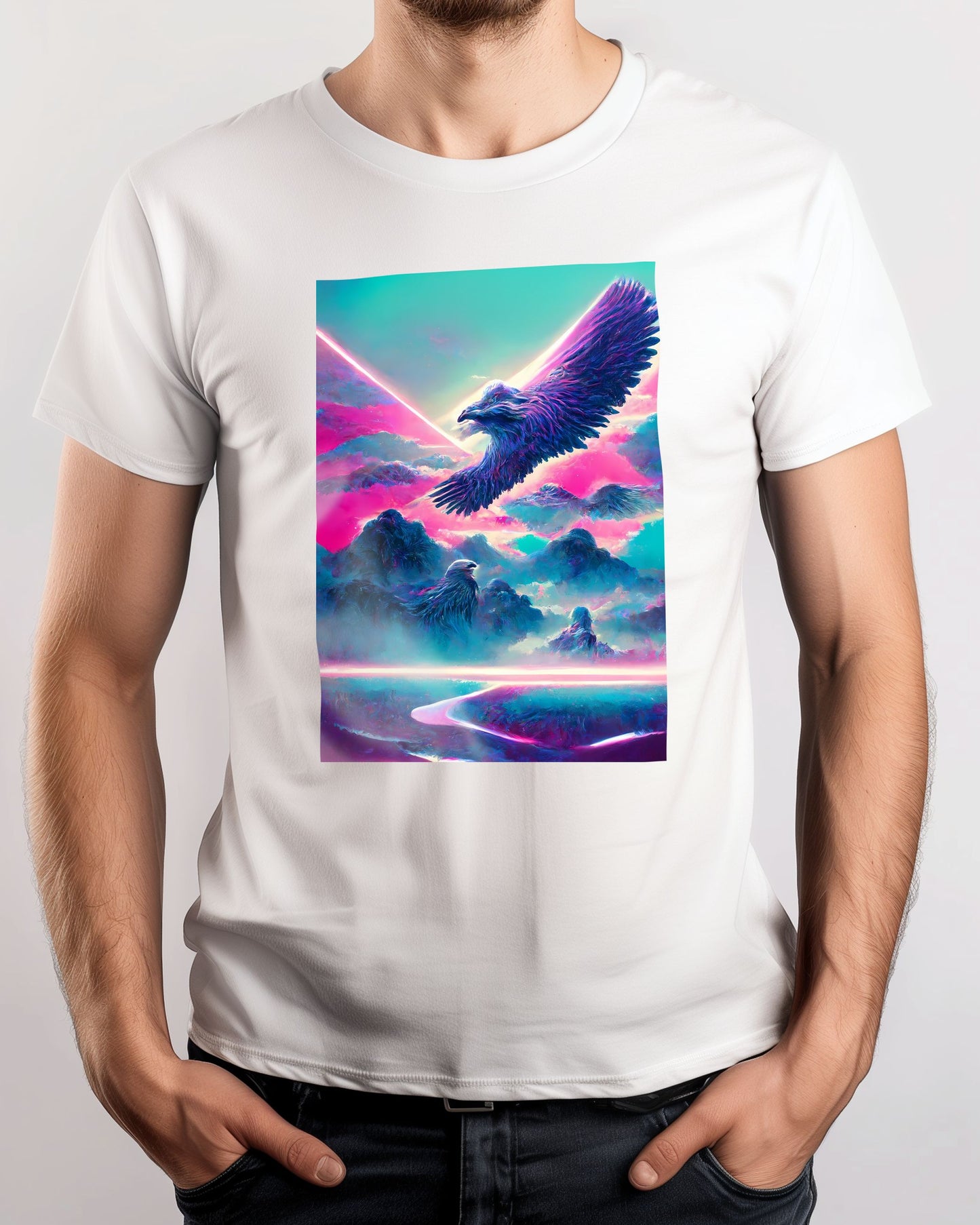 Eagle vapor wave - @SanDee15