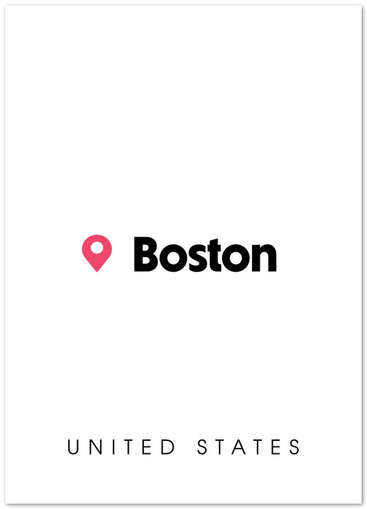 Boston Map - @VickyHanggara