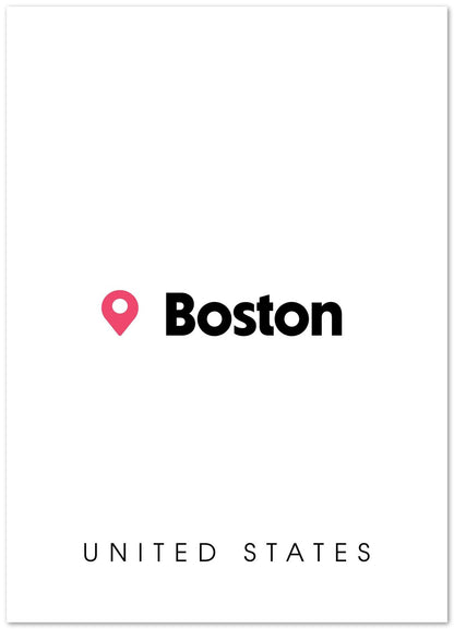 Boston Map - @VickyHanggara