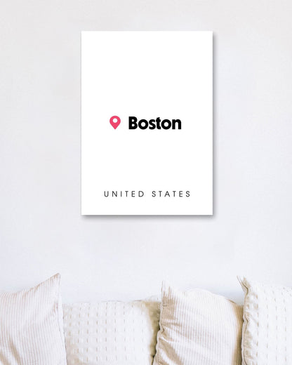 Boston Map - @VickyHanggara