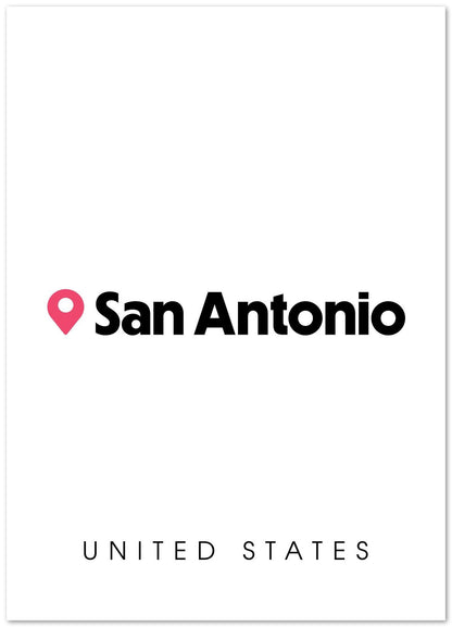 San Antonio Map - @VickyHanggara