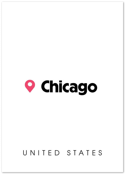 Chicago Map - @VickyHanggara