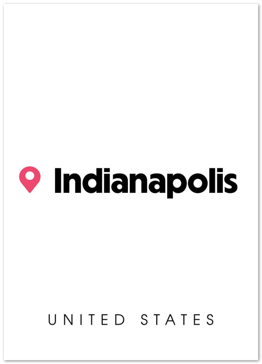 Indianapolis Map - @VickyHanggara