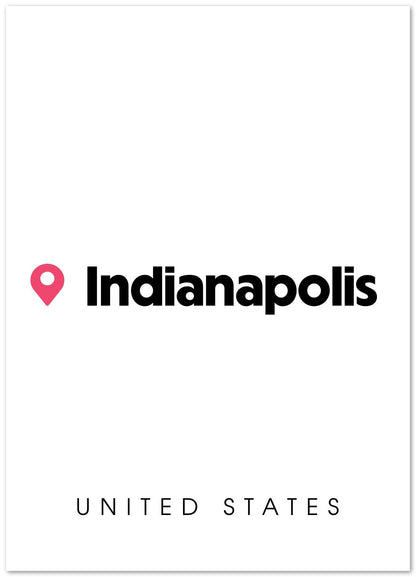 Indianapolis Map - @VickyHanggara