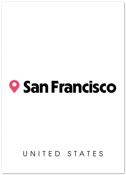 San Francisco Map - @VickyHanggara