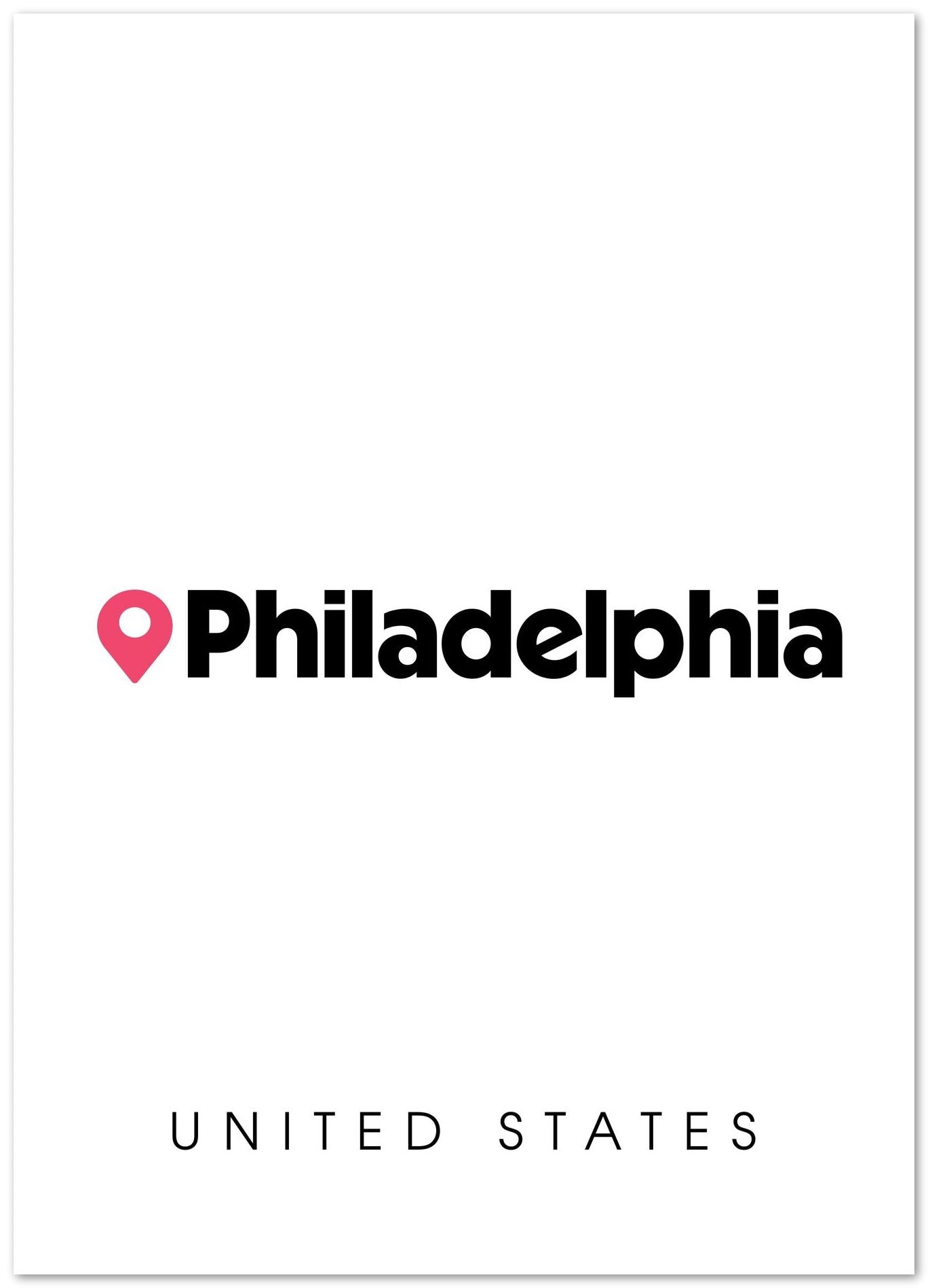 Philadelphia Map - @VickyHanggara