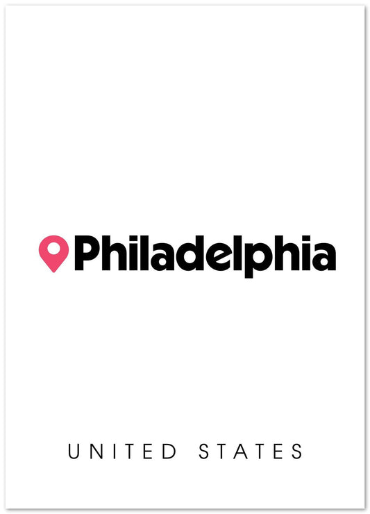 Philadelphia Map - @VickyHanggara