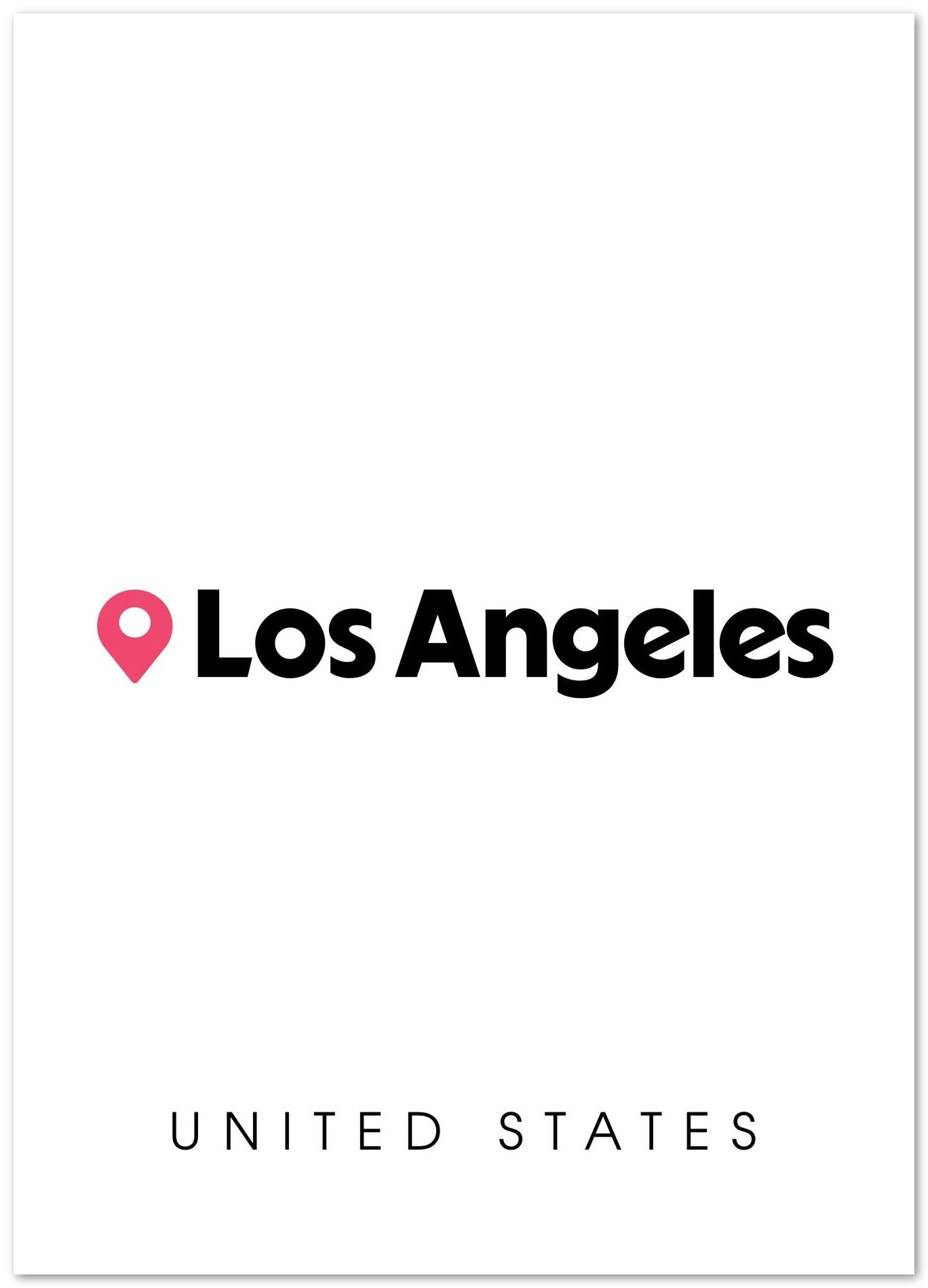 Los Angeles Map - @VickyHanggara