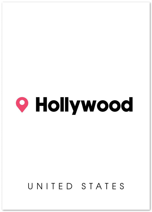 Hollywood Map - @VickyHanggara