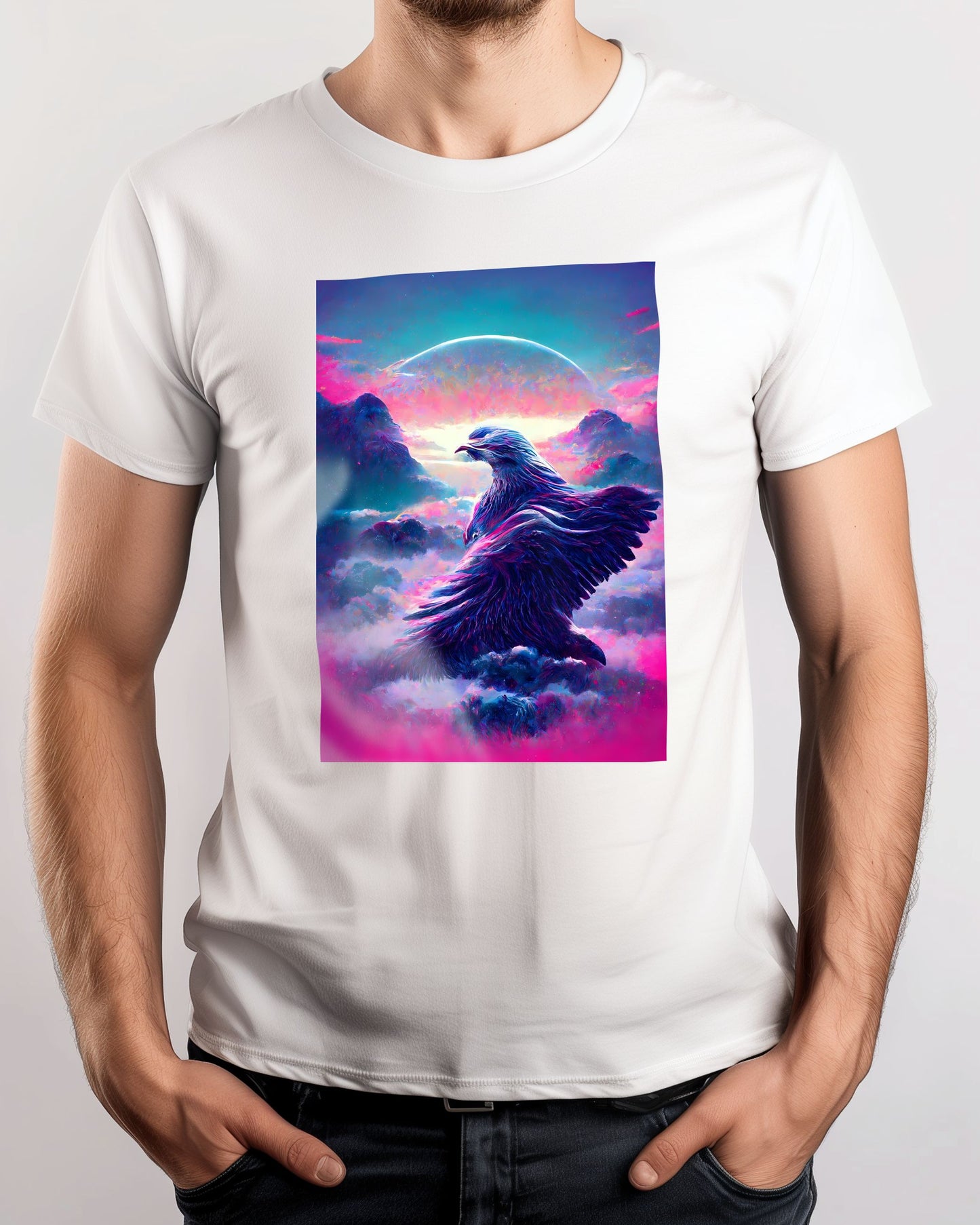 vapor wave animal eagle - @SanDee15