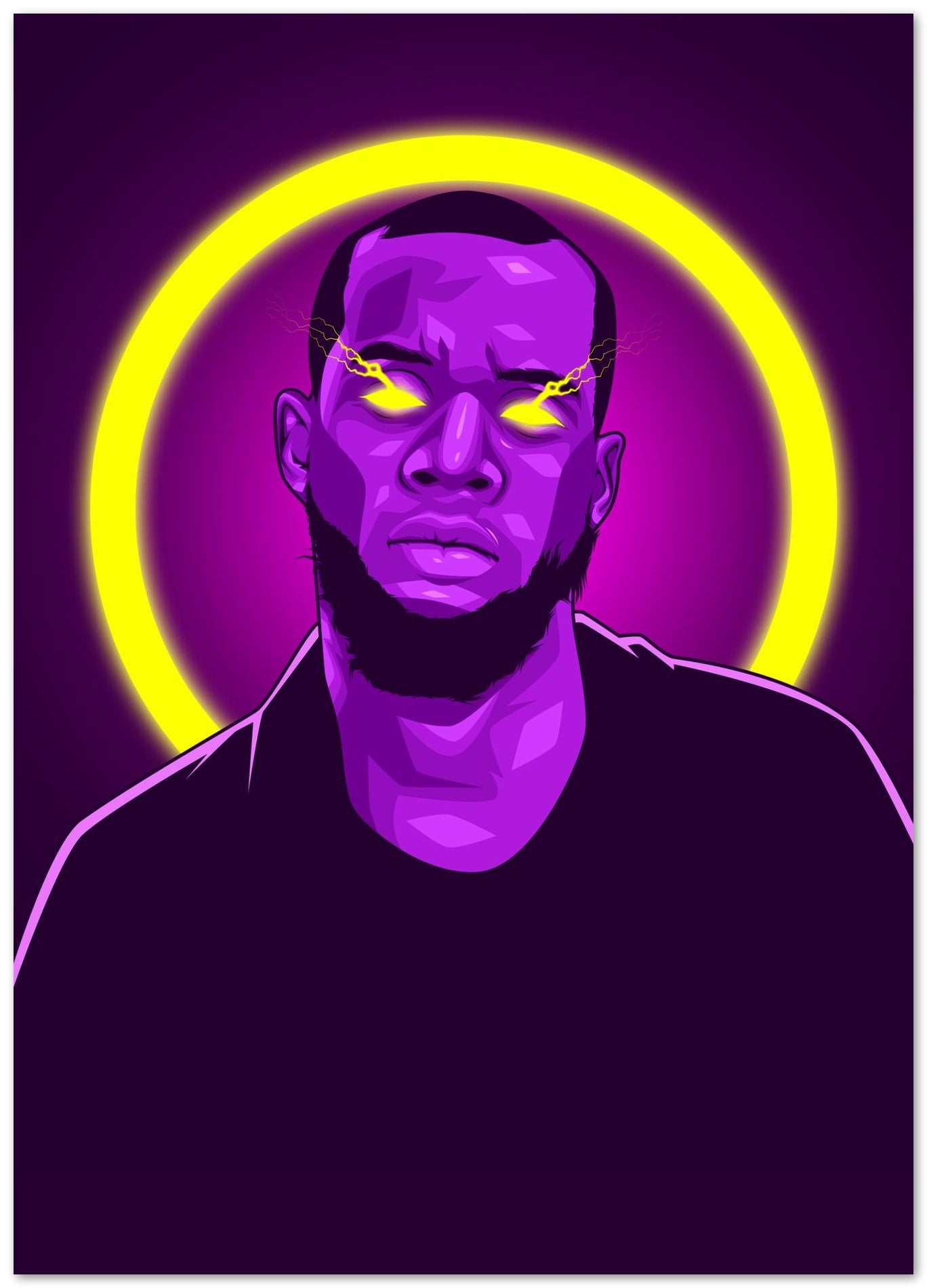 Tory Lanez Neon Rapper - @ColorizeStudio