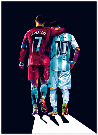 Ronaldo and Messi - @MKSTUDIO