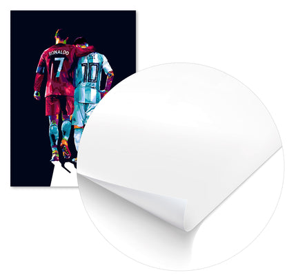 Ronaldo and Messi - @MKSTUDIO