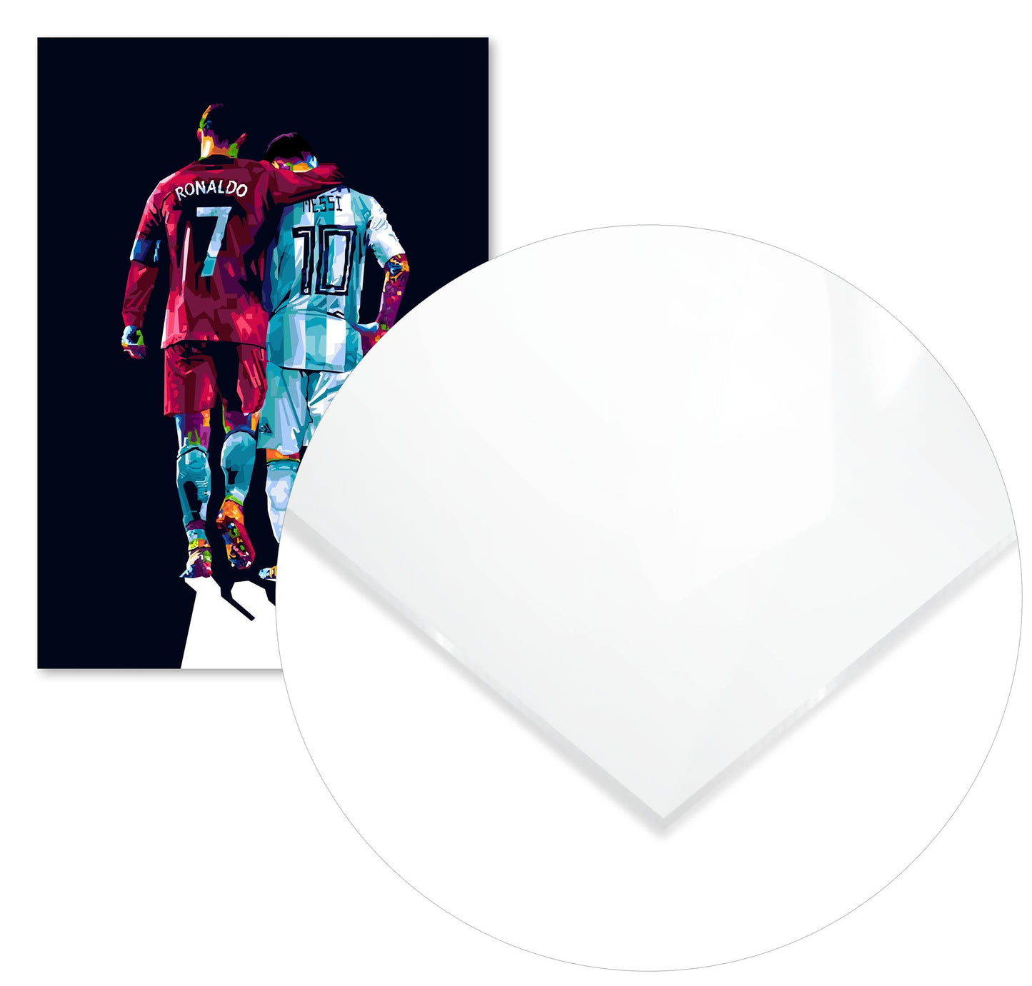 Ronaldo and Messi - @MKSTUDIO