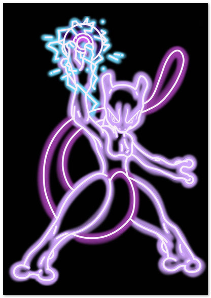 Mew2 neon - @LoboCreations