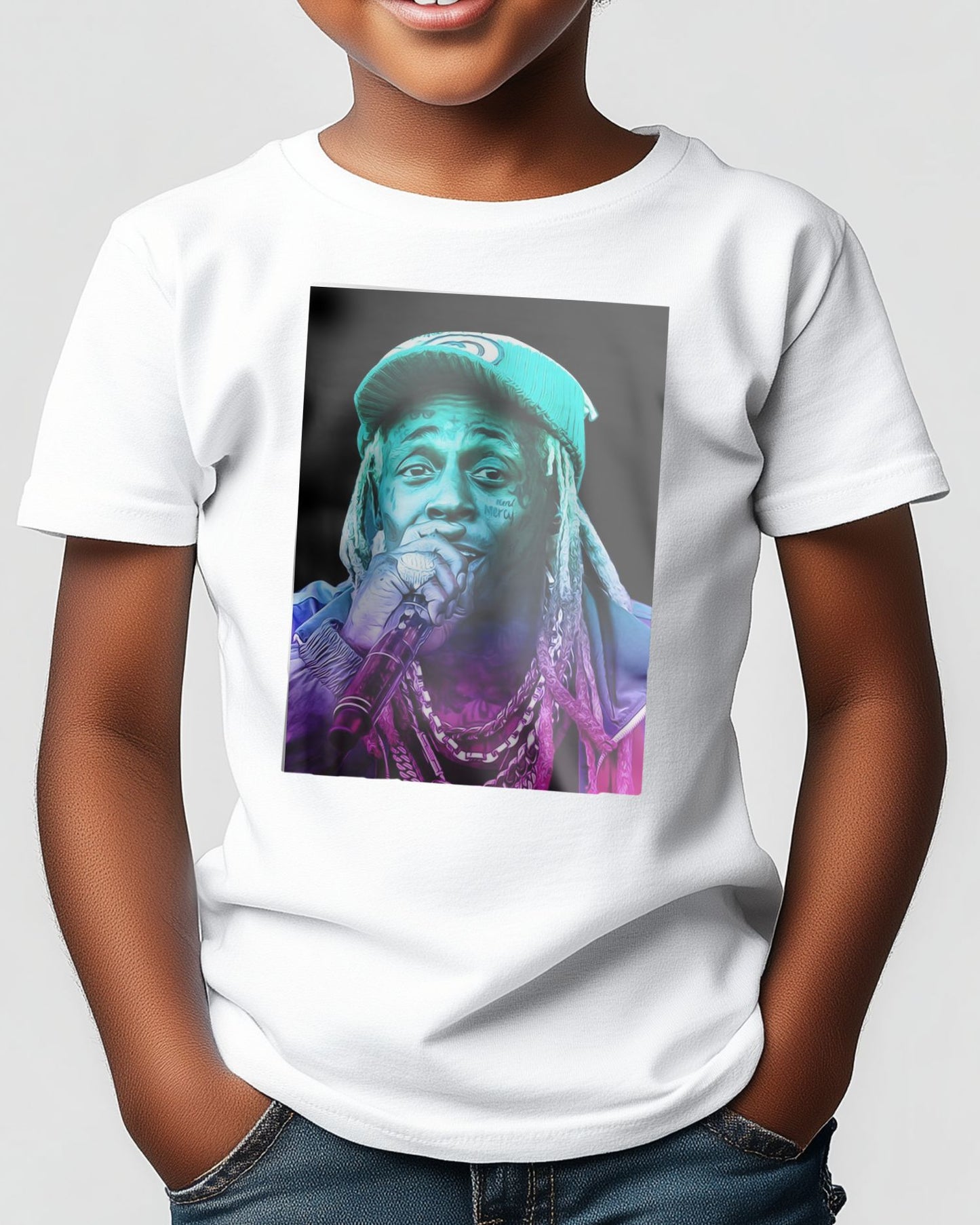 Lil Wayne colorful - @SanDee15