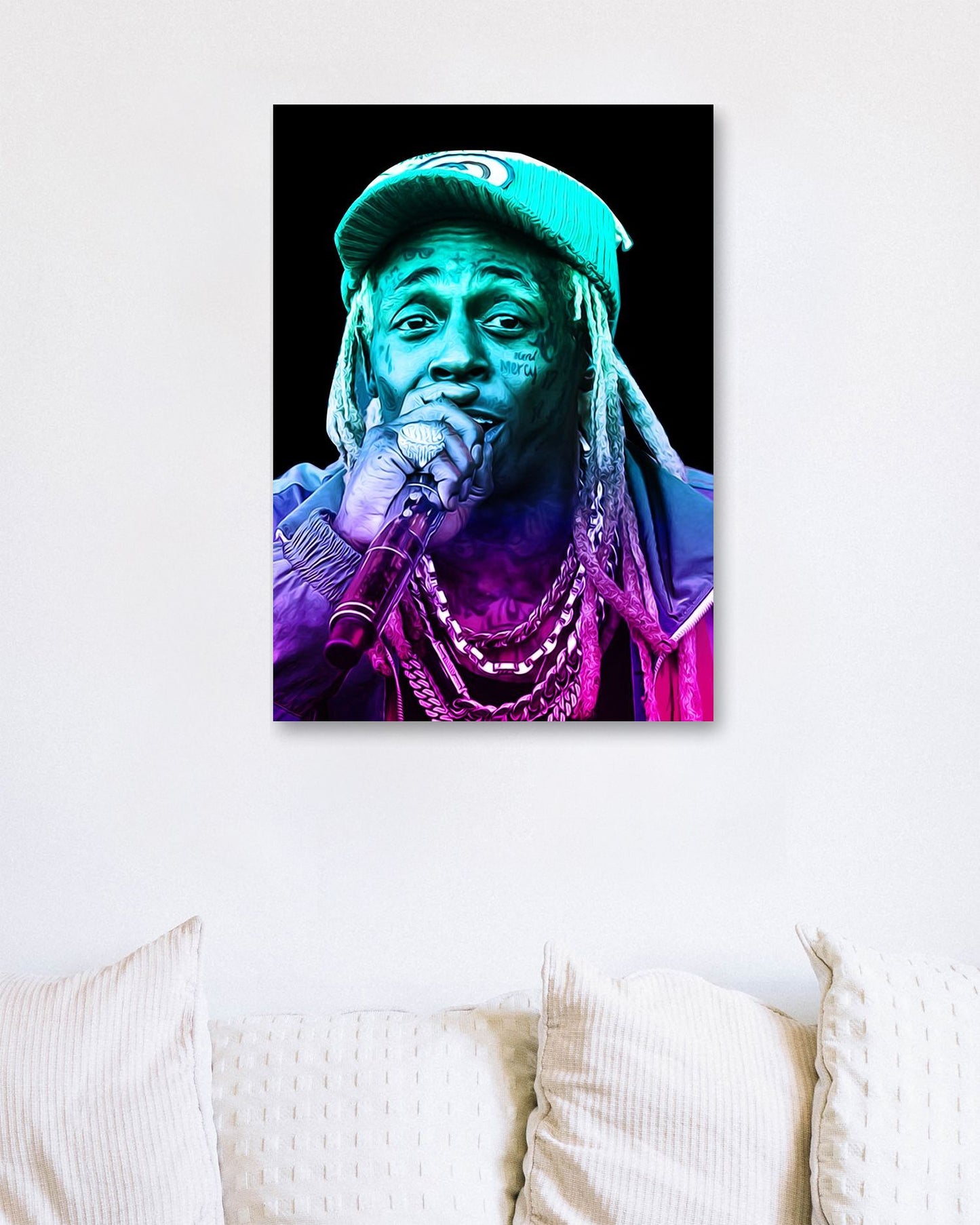 Lil Wayne colorful - @SanDee15