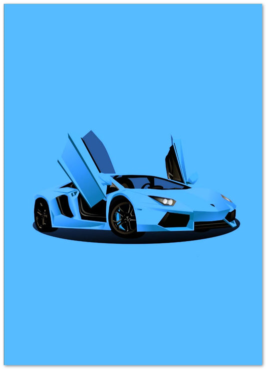 lamborghini aventador blue - @dhmsnm