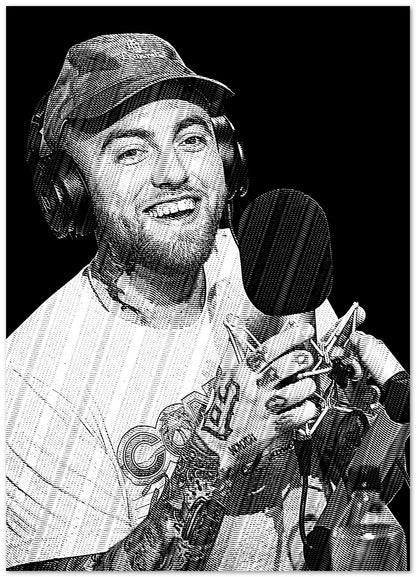 Mac Miller vintage poster - @SanDee15