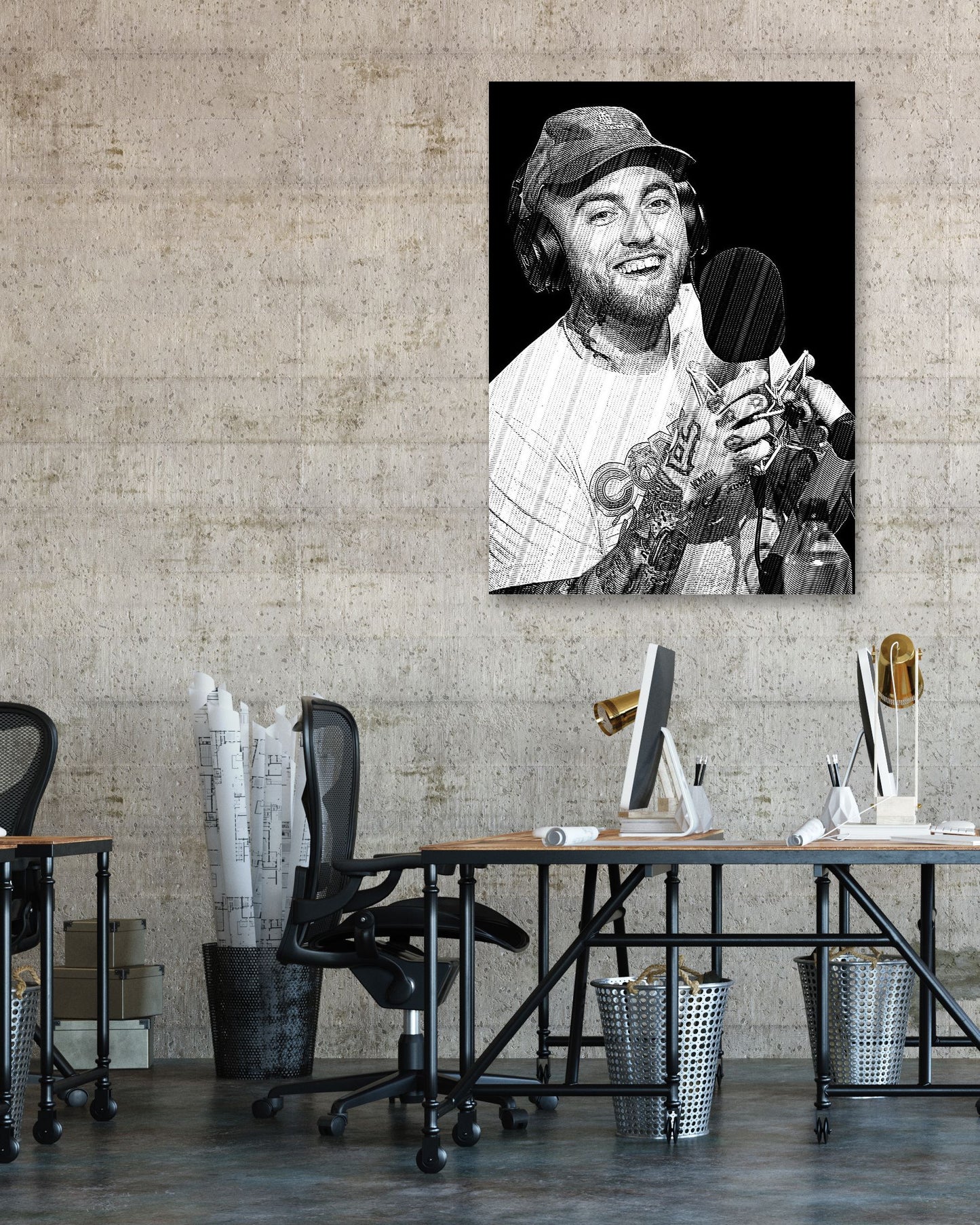 Mac Miller vintage poster - @SanDee15