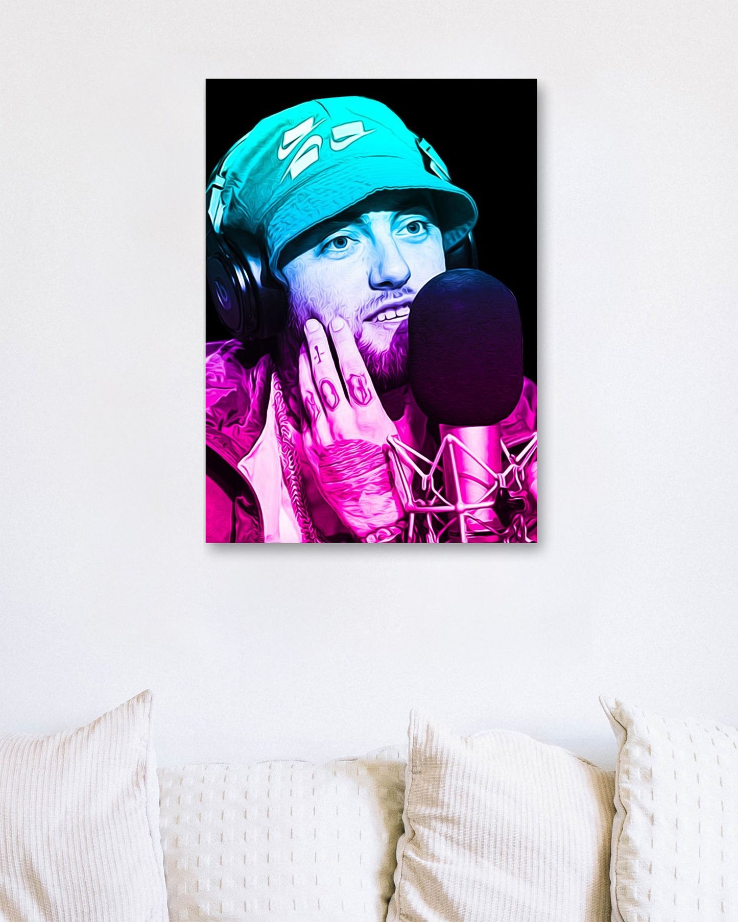 Mac Miller oil paintings - @SanDee15