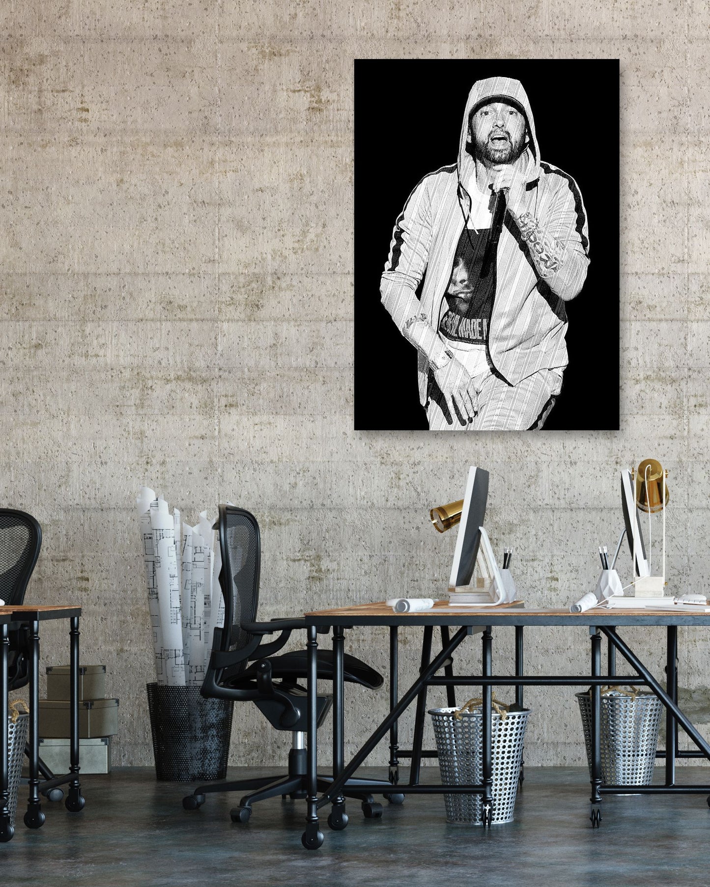 Eminem paintings - @SanDee15