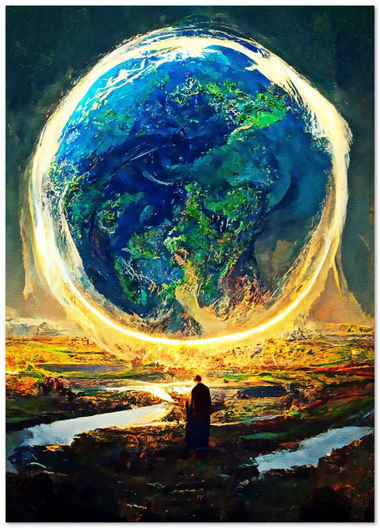 Illustration of Earth in the Past - @4147_design