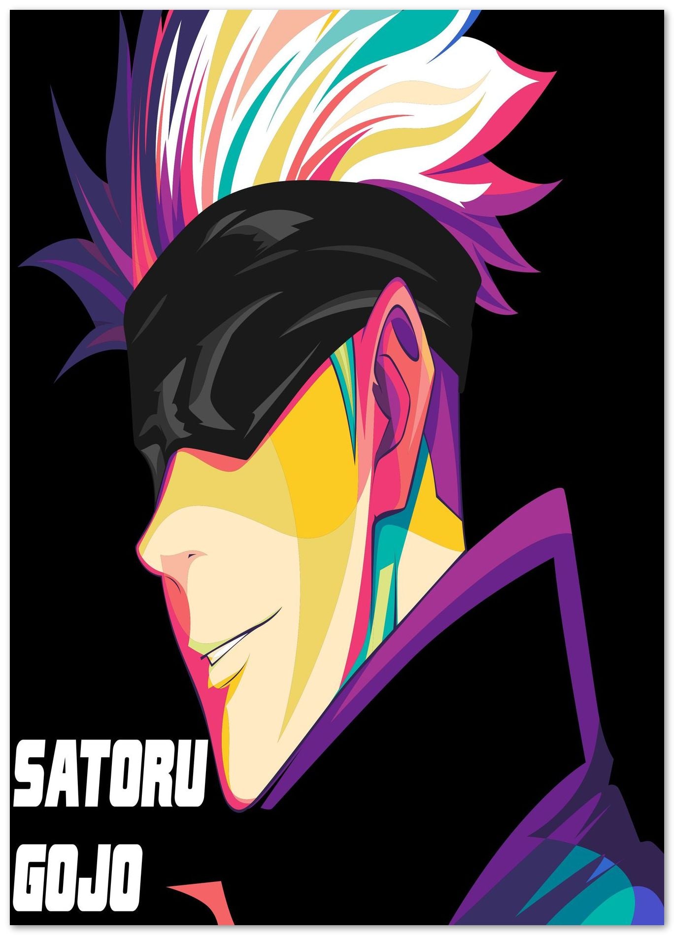 Satoru Gojo pop art - @AsranVektor